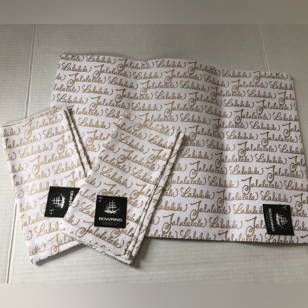 Bowring Falala Placemat and Napkin Set for Two